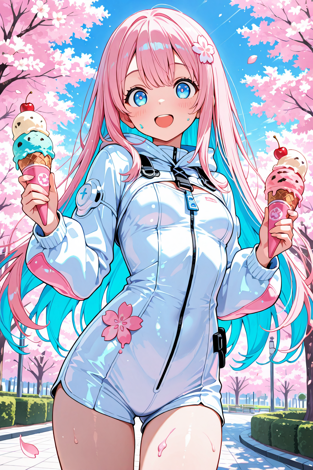 春のアイスクリーム