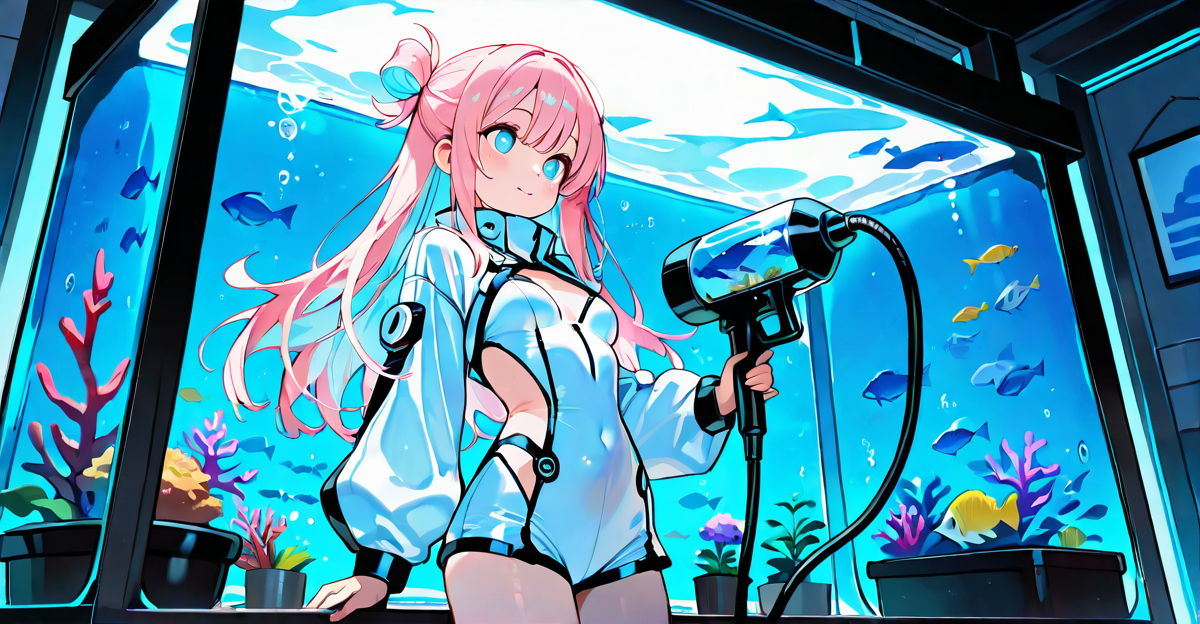 【FEDOUR 水槽エアーポンプ レビュー】10W・4吐出口で複数水槽を静かに管理