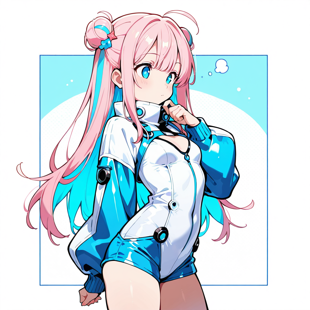 サクラがスペックを解説するイラスト