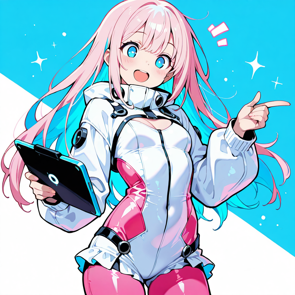 サクラが比較を解説するイラスト