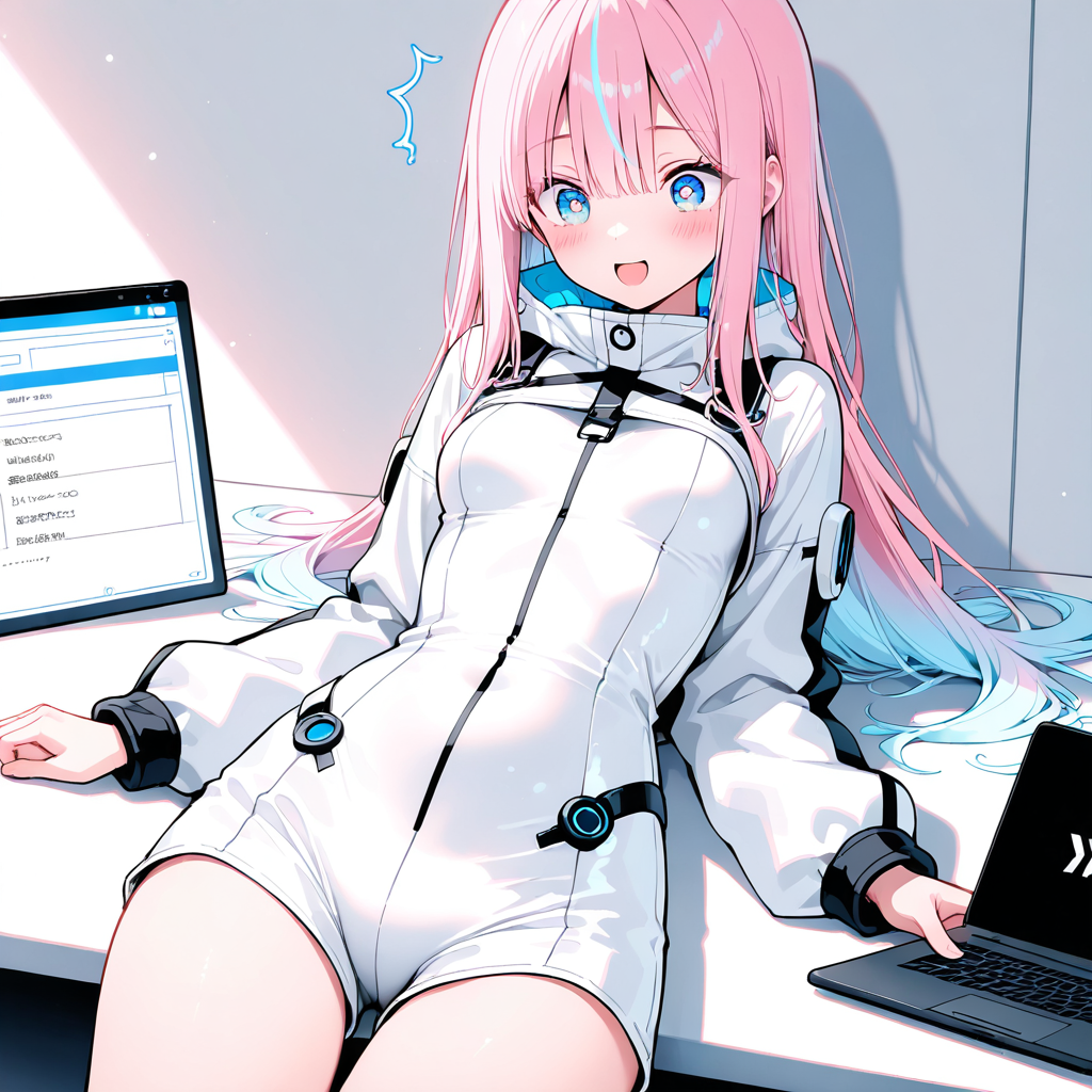 サクラが画像生成AIサービスを紹介するイラスト