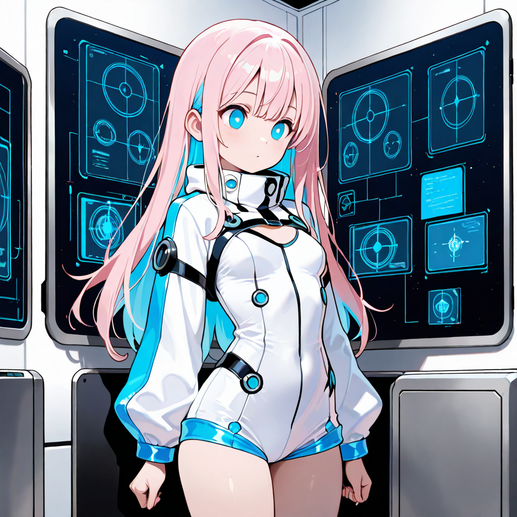 サクラがスペックを解説するイラスト