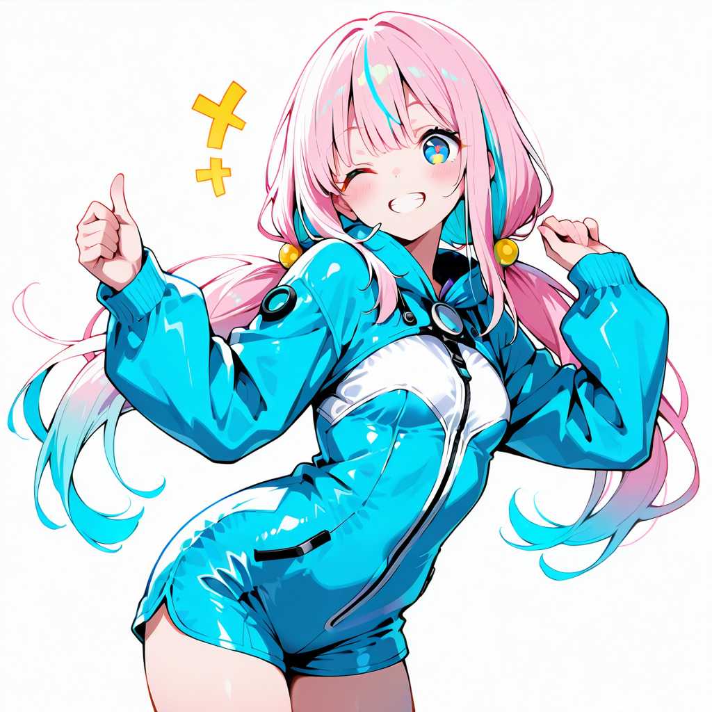 サクラが嬉しそうなイラスト