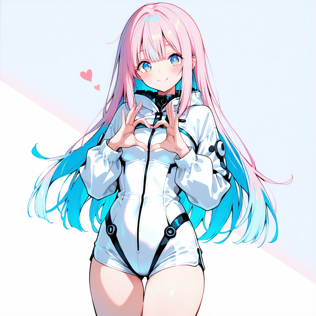 サクラがおすすめポーズをしているイラスト