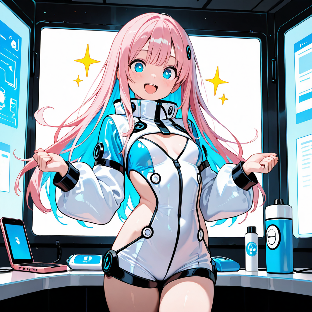 サクラが嬉しそうなイラスト