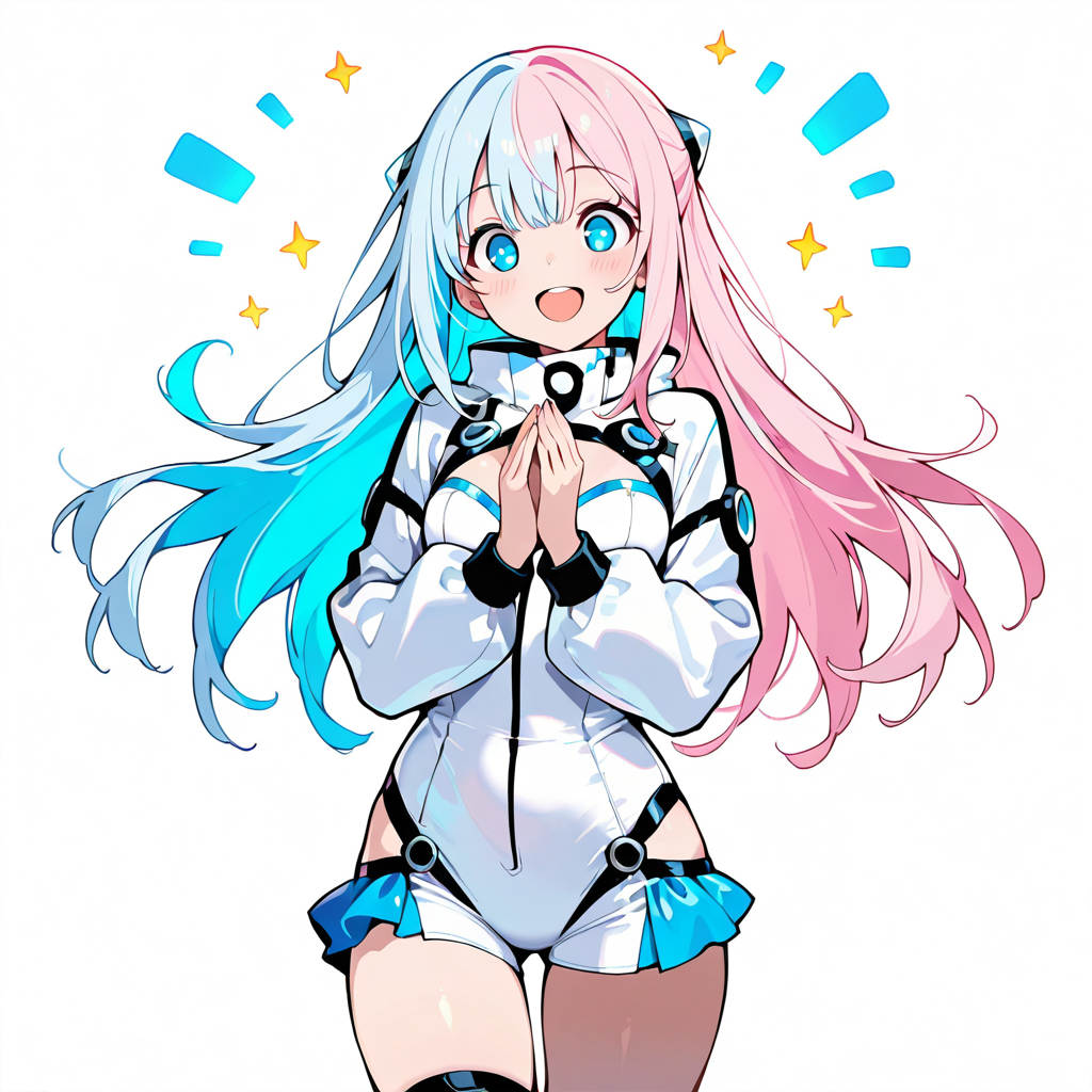 サクラが嬉しそうなイラスト