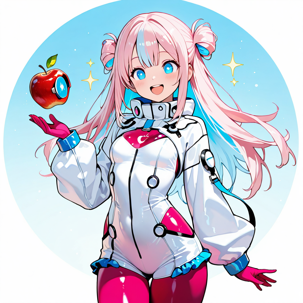 サクラが嬉しそうなイラスト