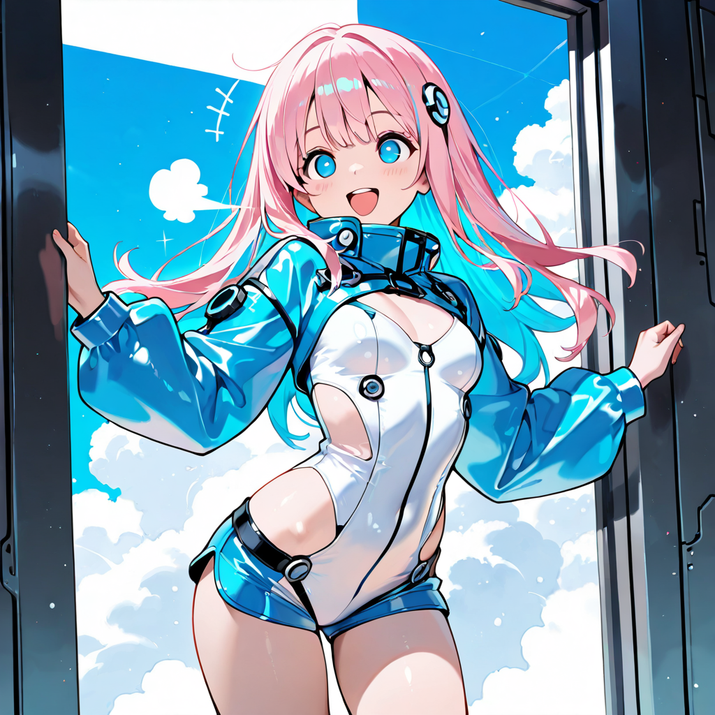 サクラが嬉しそうなイラスト