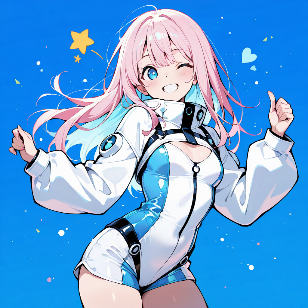 サクラが嬉しそうなイラスト