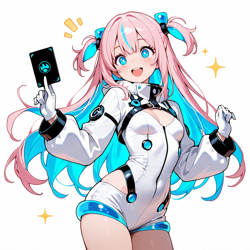 サクラが嬉しそうなイラスト