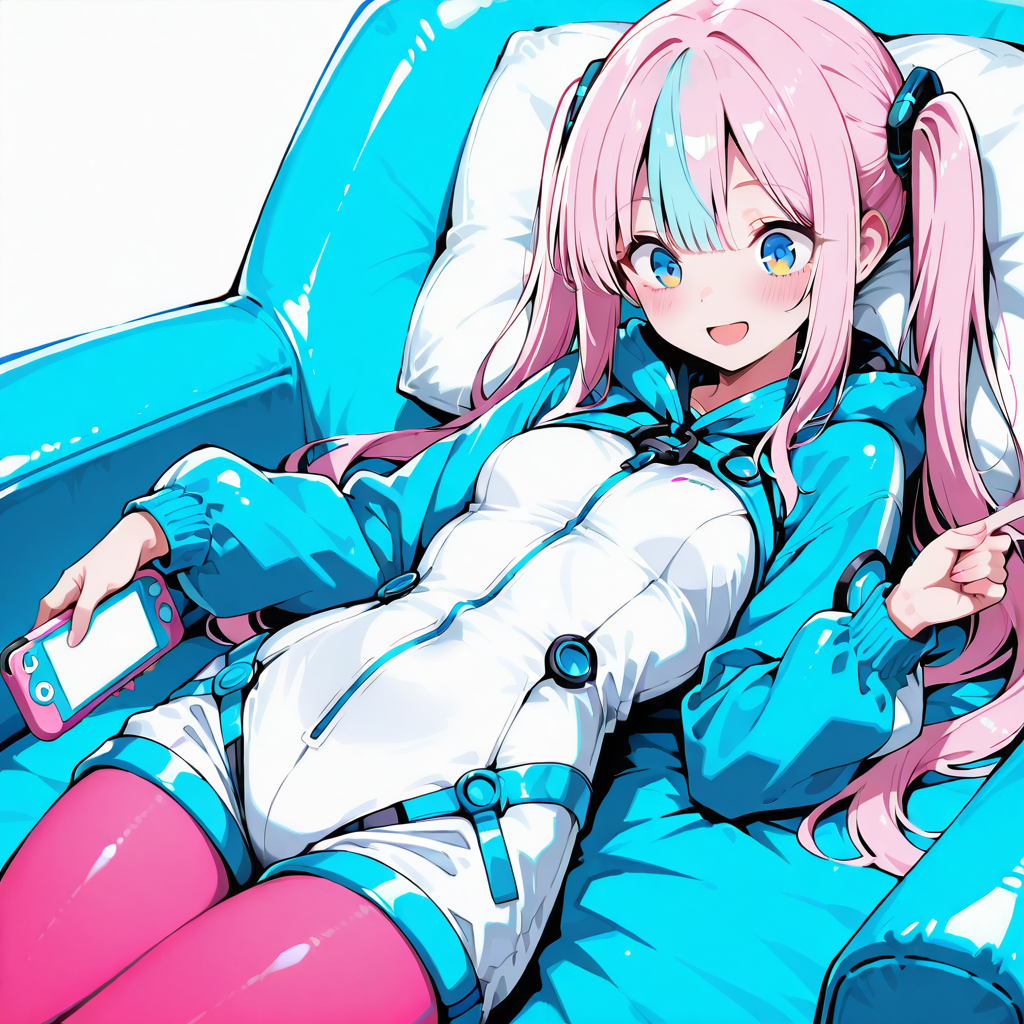 サクラがスペックを解説するイラスト