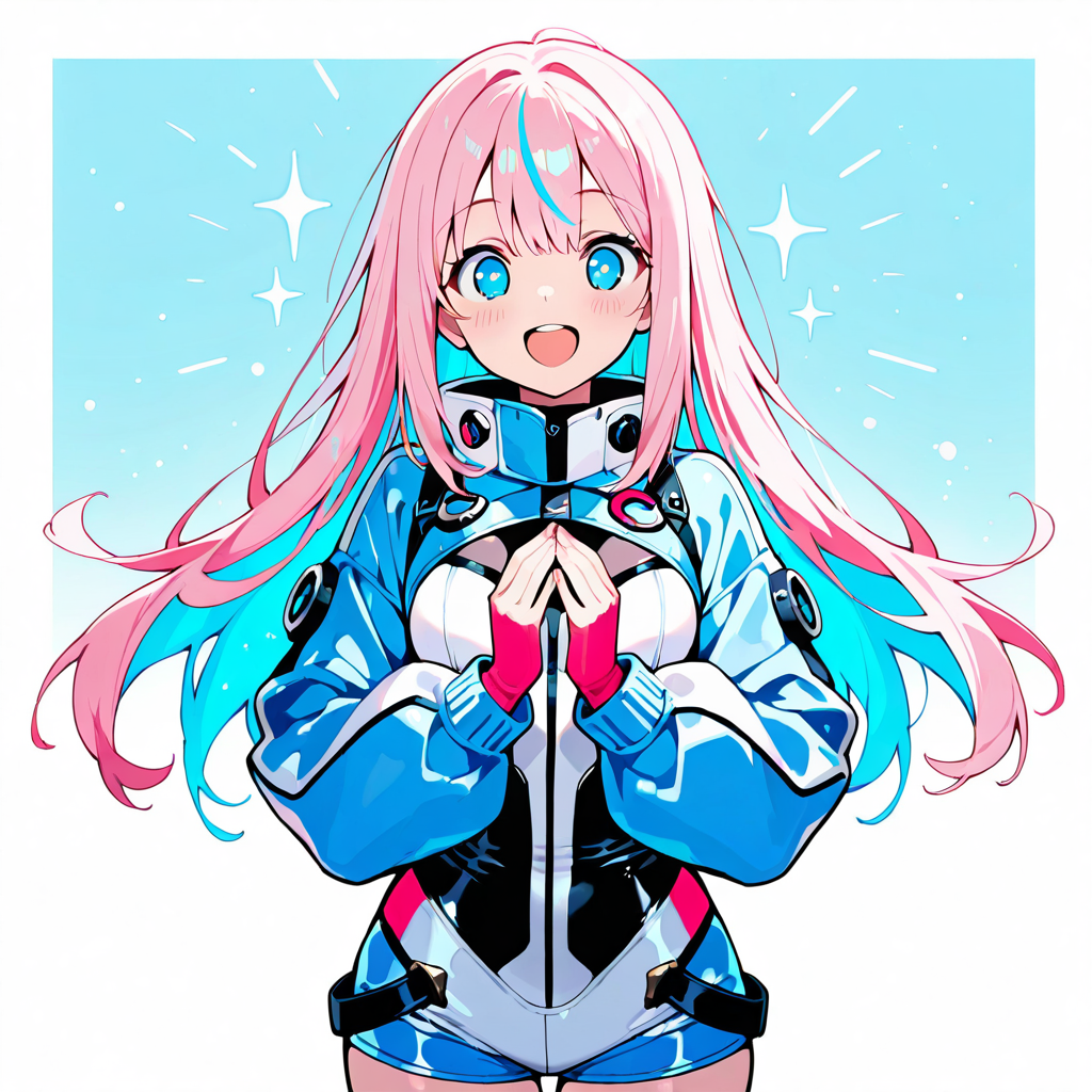 サクラが嬉しそうなイラスト