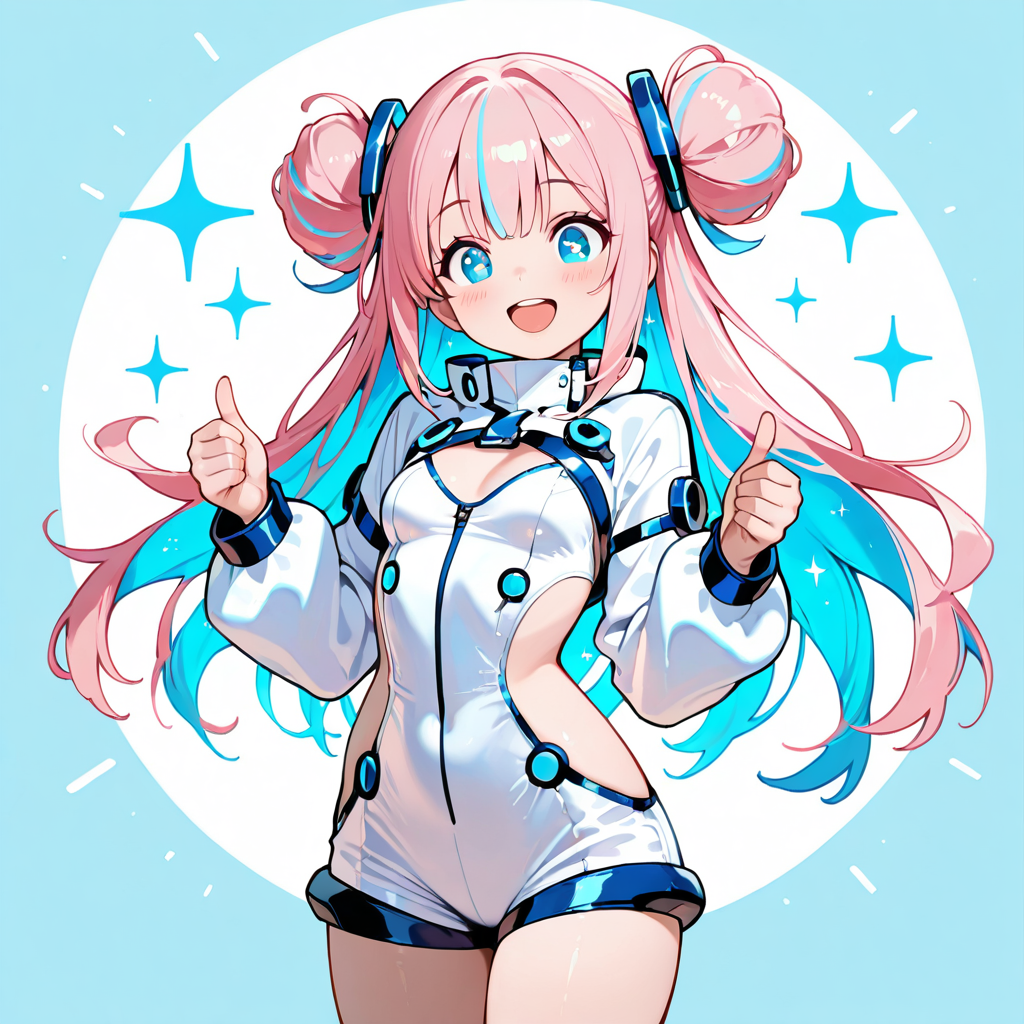 サクラが嬉しそうなイラスト