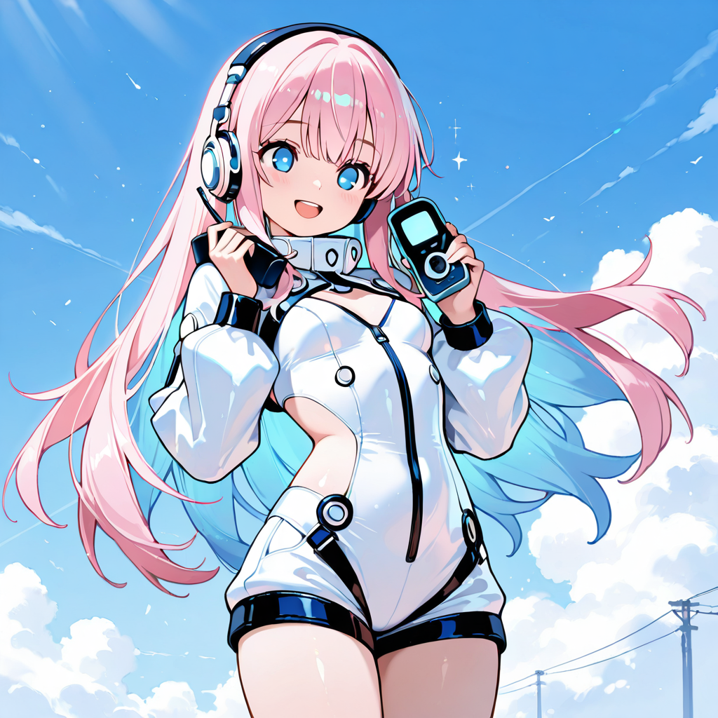 サクラが嬉しそうなイラスト