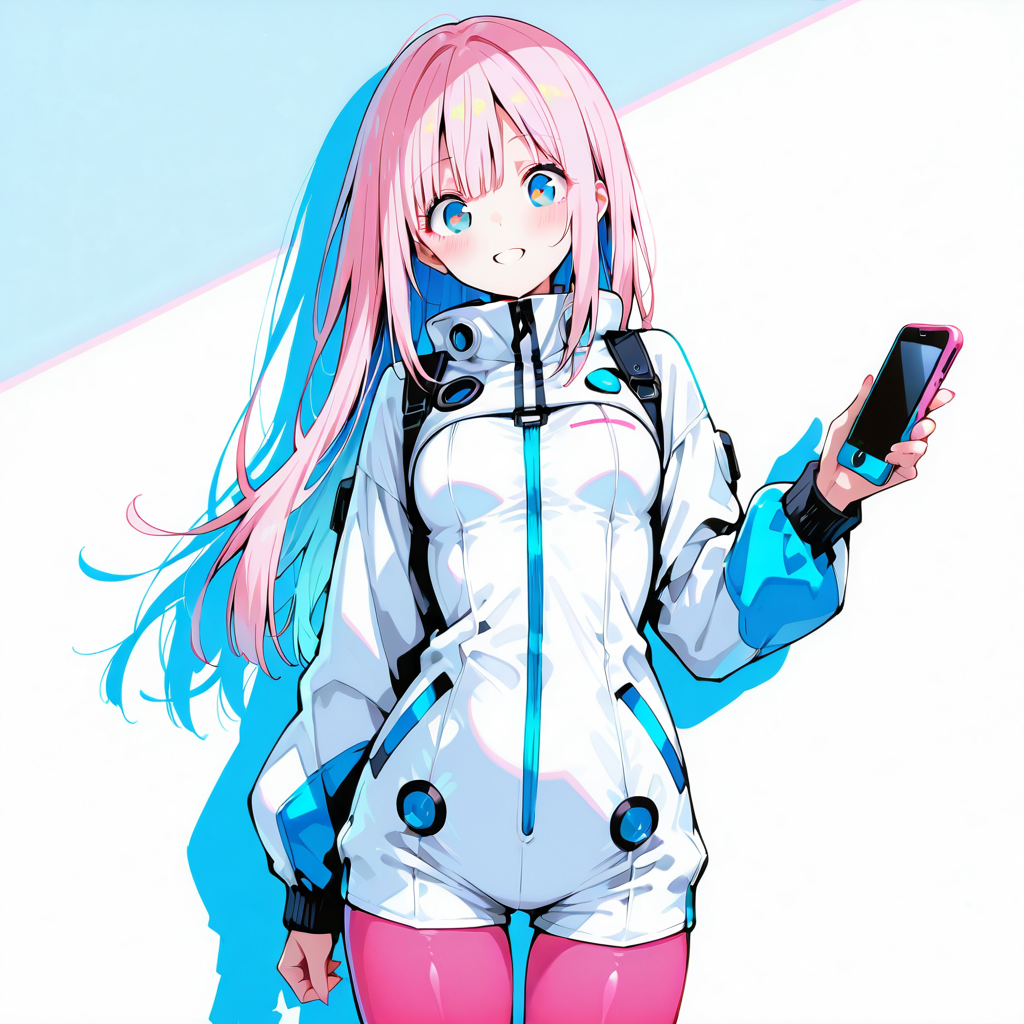サクラがスペックを解説するイラスト
