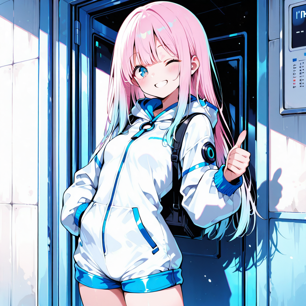 サクラが嬉しそうなイラスト
