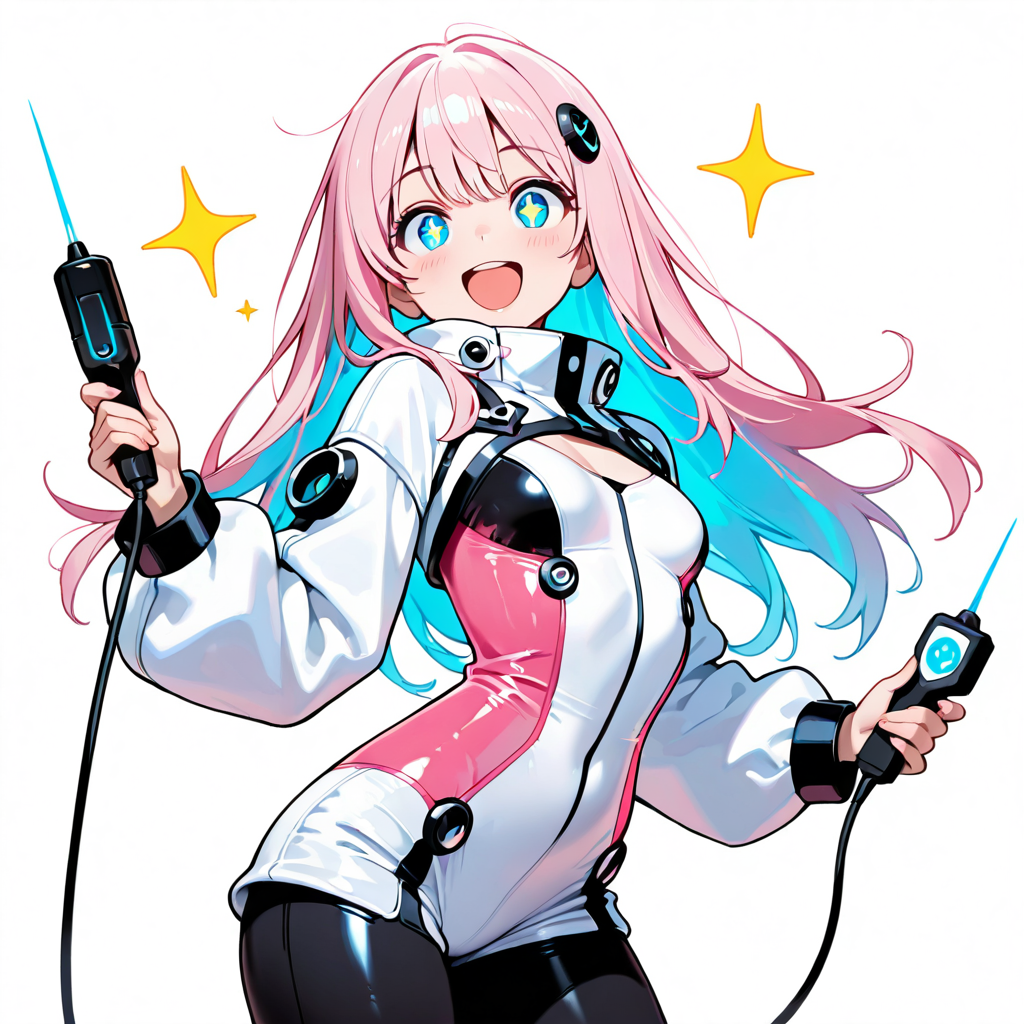 サクラが嬉しそうなイラスト