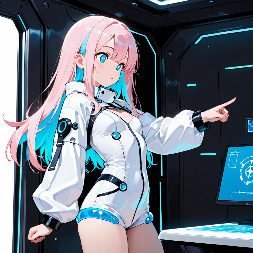 サクラが比較表を解説するイラスト