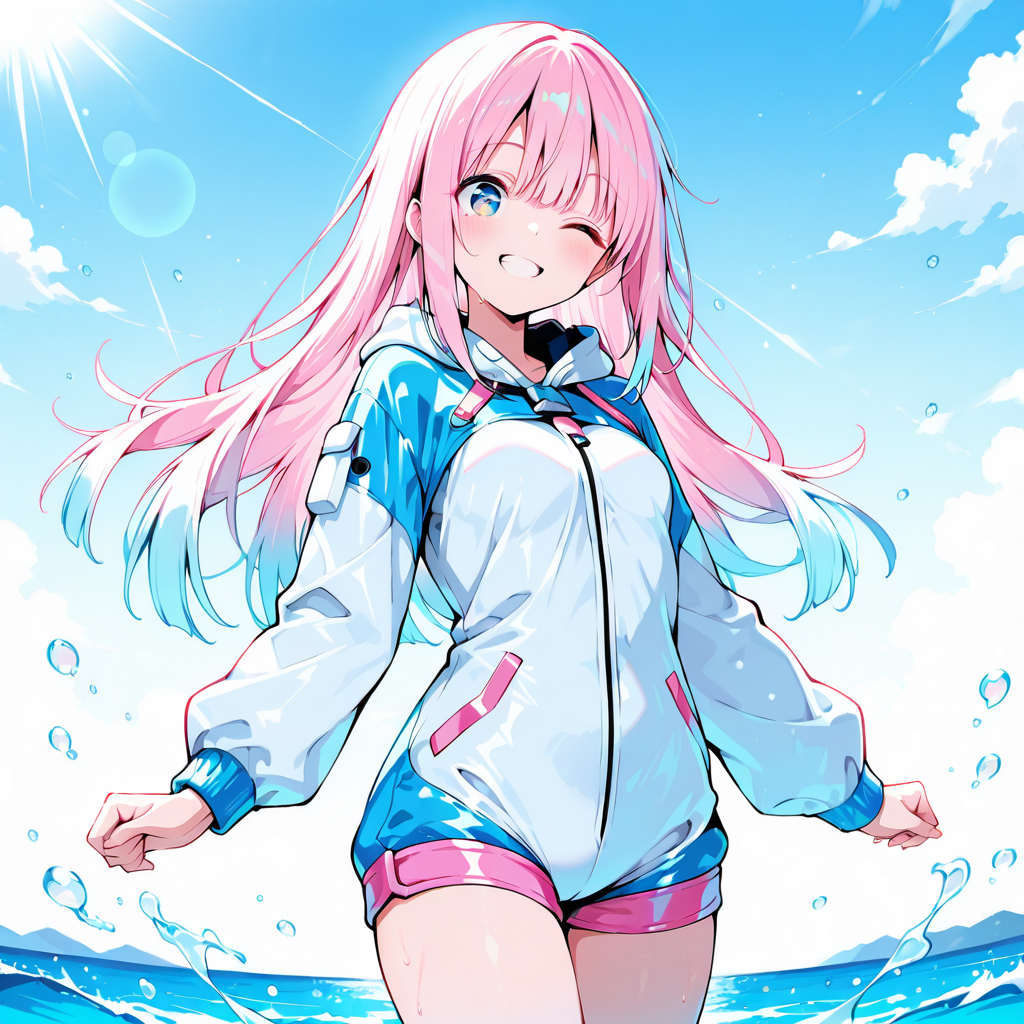 サクラが嬉しそうなイラスト
