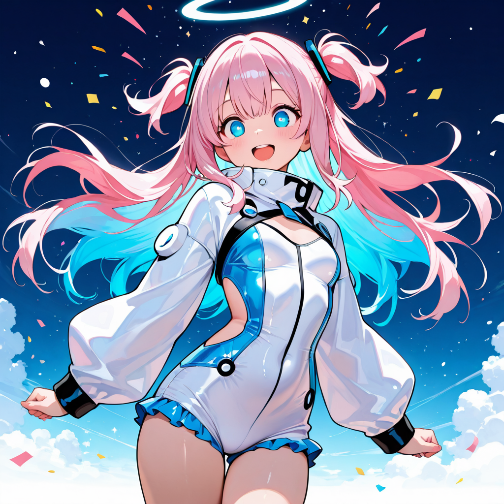 サクラが嬉しそうなイラスト